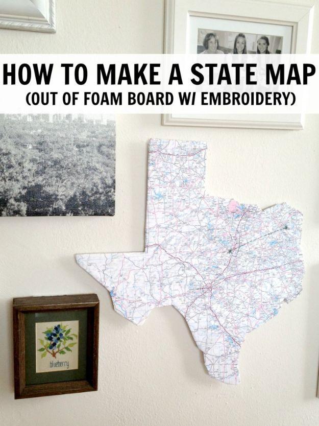 How To Make A TX State Map, compact enough to knock out at the kitchen table and a showpiece guests linger over