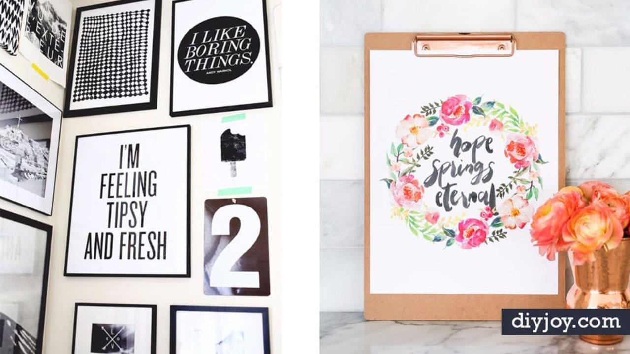 35 Best Free Printables for Your Walls