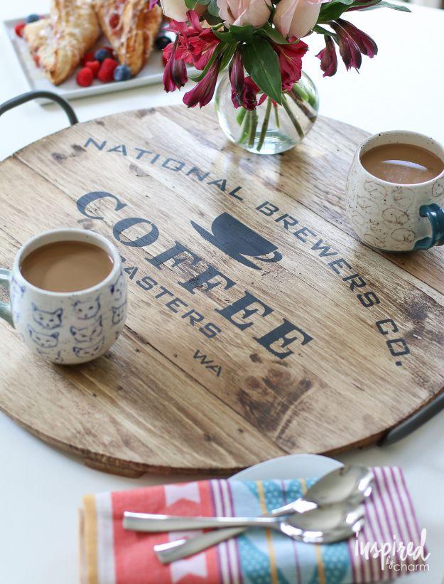 Fabulous DIY Farmhouse Serving Tray, a simple idea that makes a real difference and an affordable way to try something new