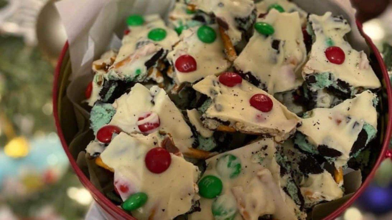 Christmas Bark Recipe Using Leftover Candies