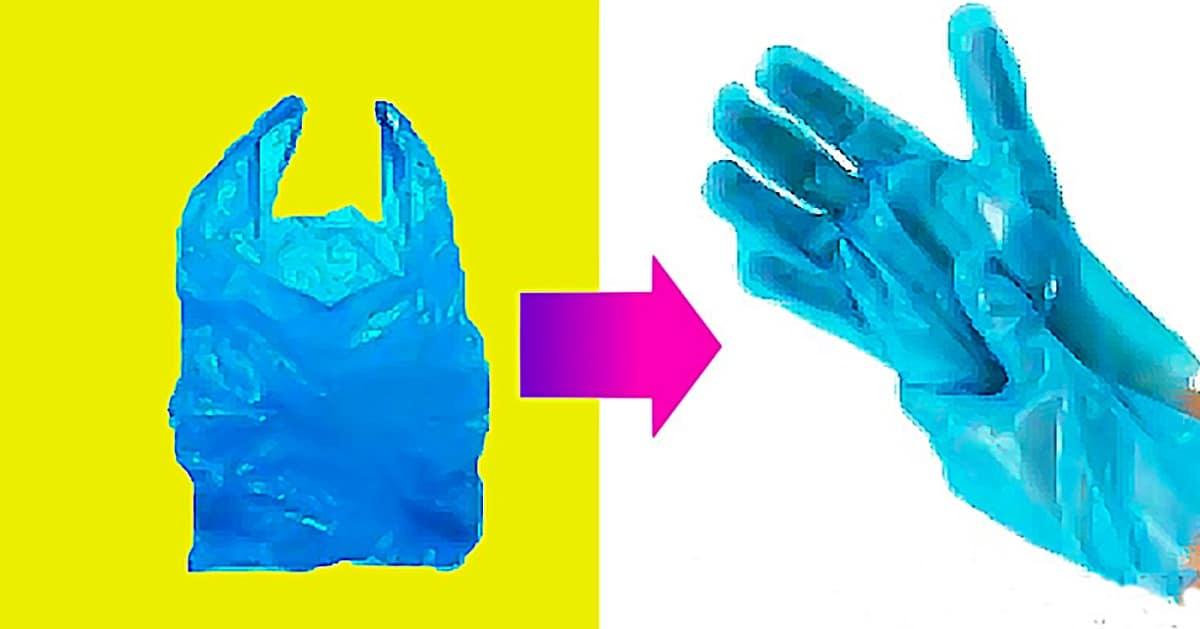 How To Make Gloves From Plastic Bags