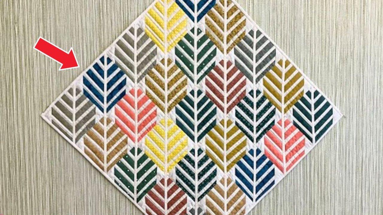 Leaves Quilt Block Tutorial