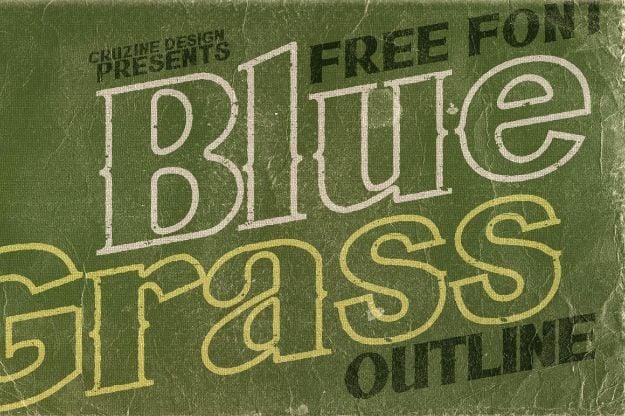 Best Free Fonts To Download for Crafts and DIY Projects - Blue Grass - Cute, Cool and Professional Looking Font Ideas for Teachers, Crafters and Wedding Decor - Calligraphy, Script