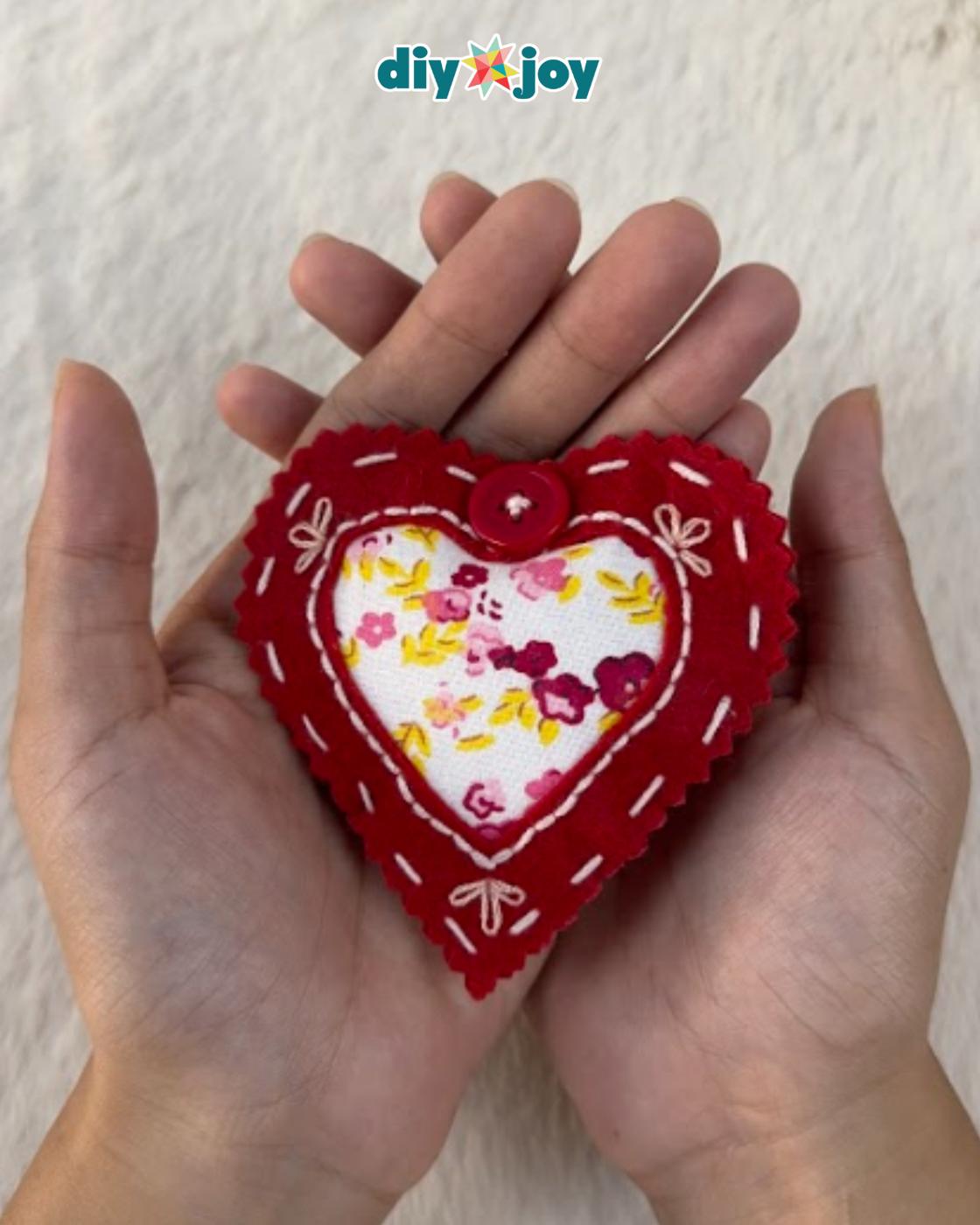 Fabric Hearts Sewing