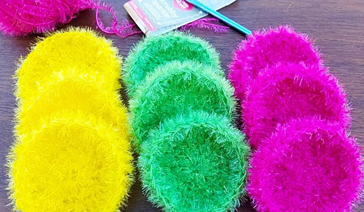 How To Crochet A Dish Scrubbie With Free Pattern