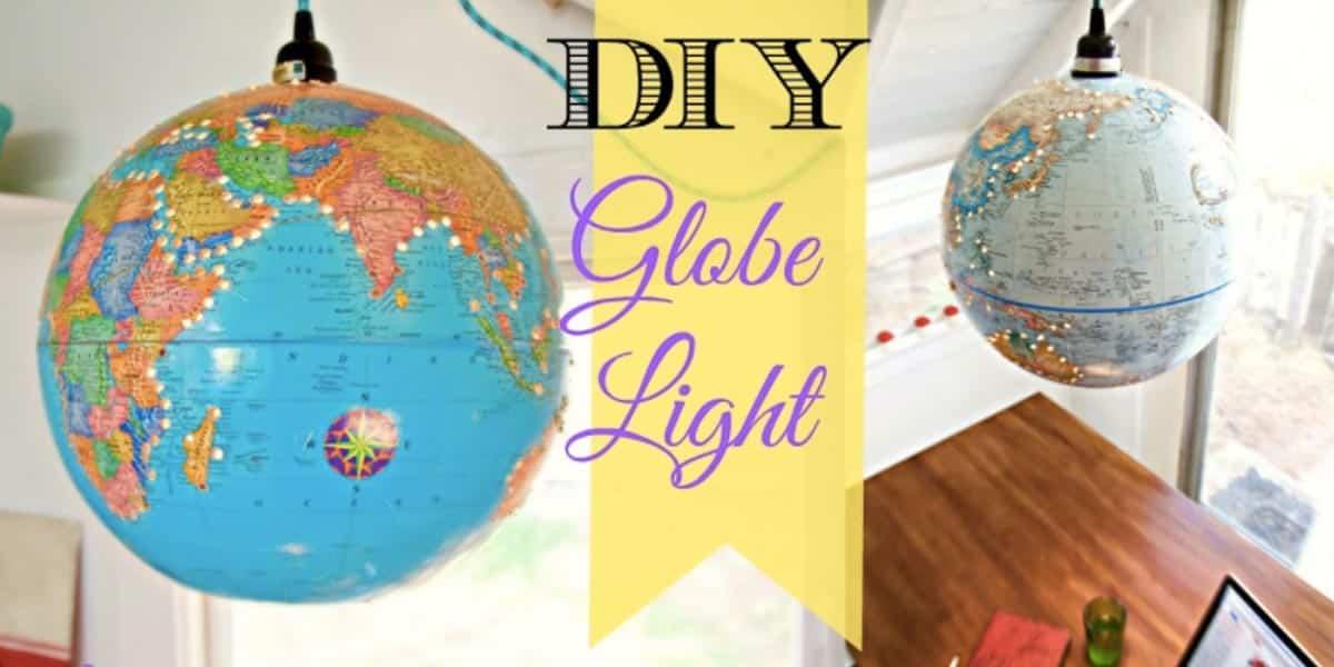 Watch How She Makes This Incredible Globe Lampshade Lantern!