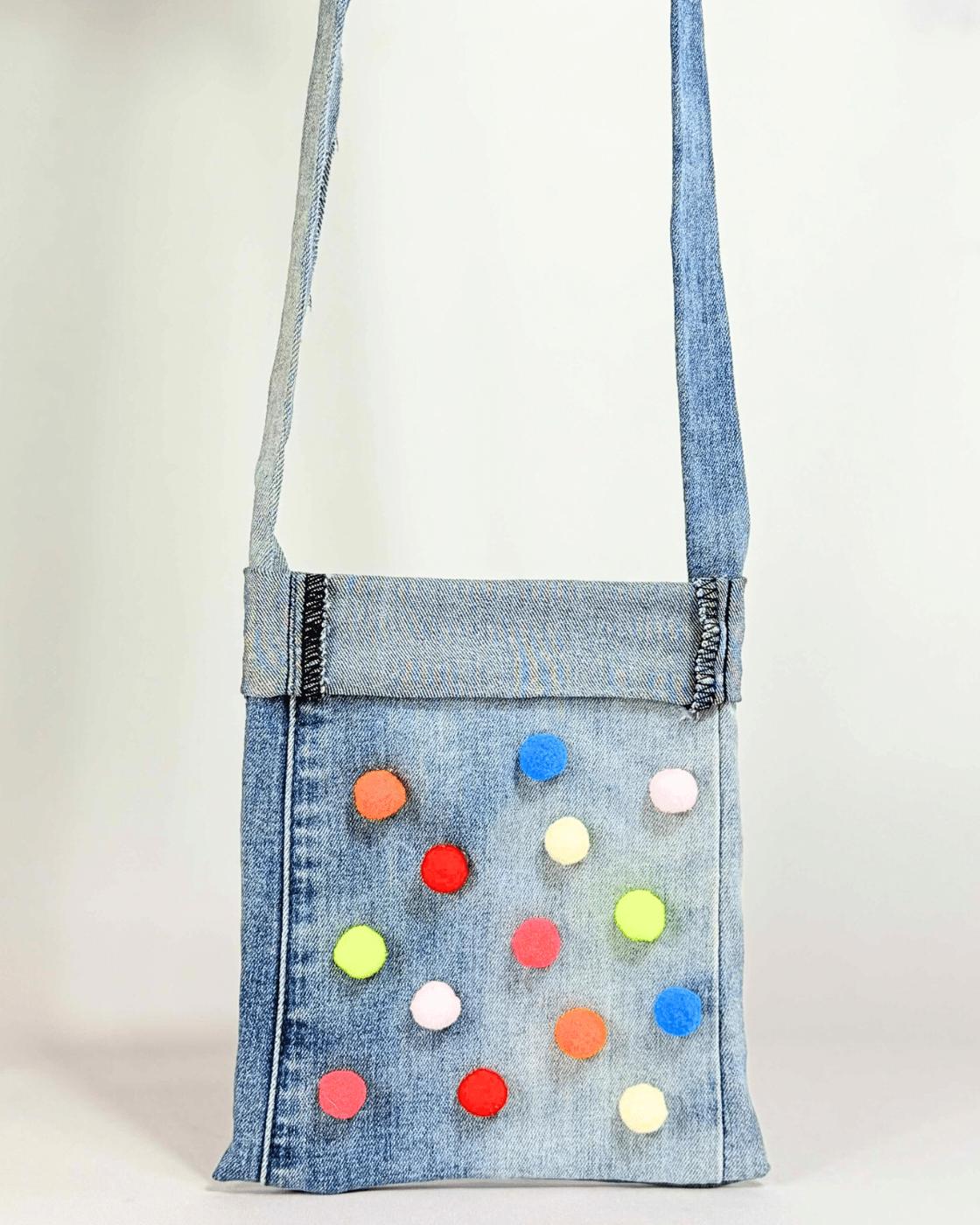 Upcycled Denim Jeans Bag — why you'll love this bag