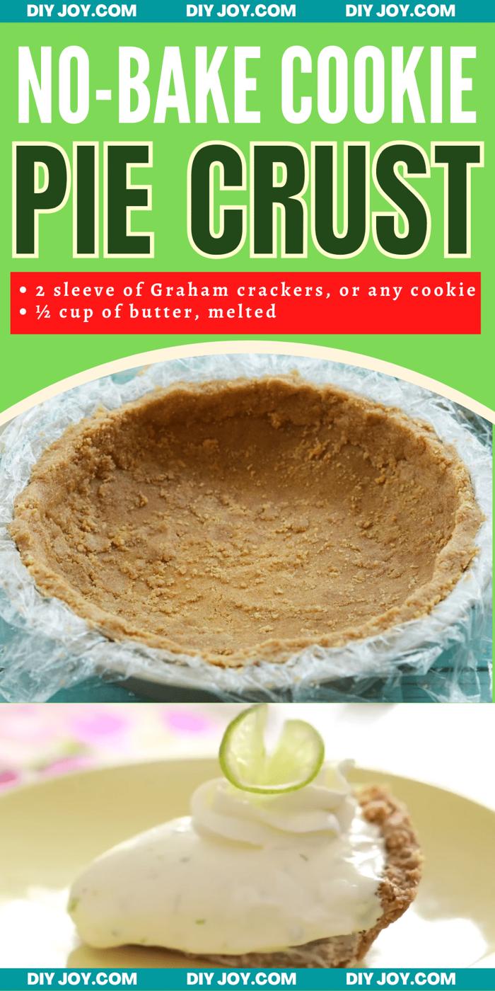 2-Ingredient No-Bake Cookie Pie Crust Recipe