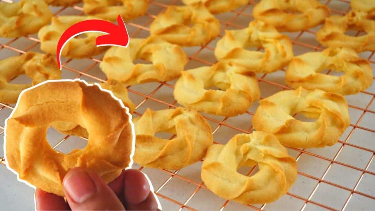 How to Make 3-Ingredient Butter Cookies Ready in 15 Minutes!