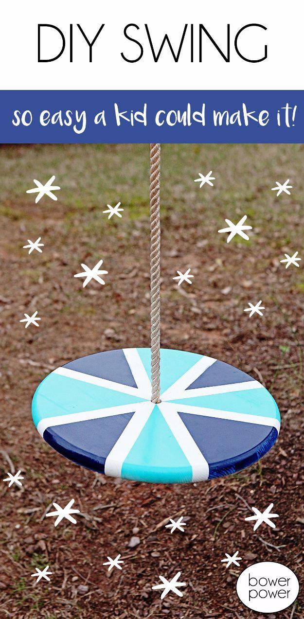 Easy DIY Swing, forgiving enough for shaky first cuts and a look that outshines anything off a shelf