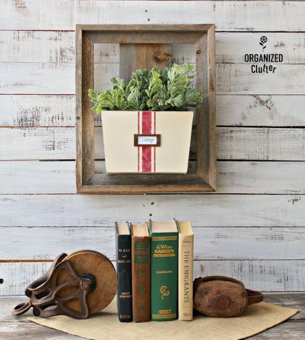 Thrift Shop Wooden Wall Bin, easy to fit into a free afternoon and a clever way to reuse scraps you already have