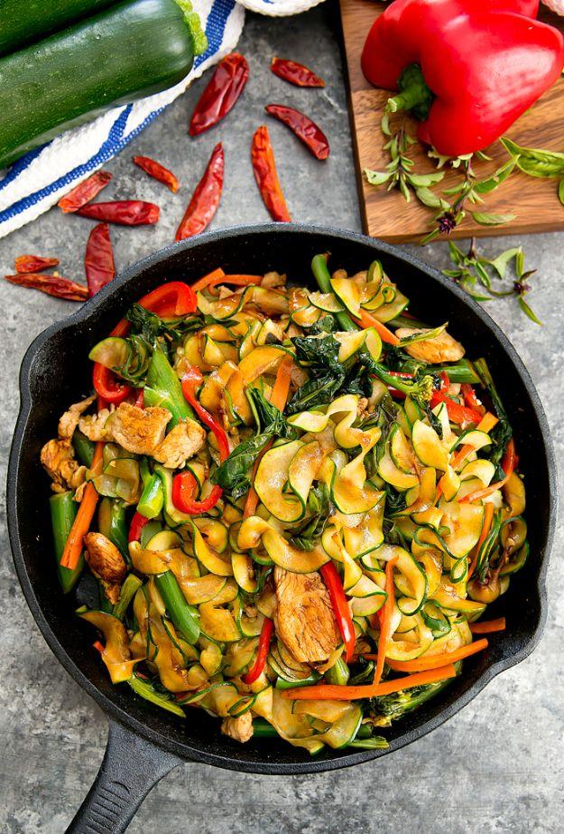 Veggie Noodle Recipes - Drunken Zucchini Noodles - How to Cook With Veggie Noodles - Healthy Pasta Recipe Ideas - How to Make Veggie Noodles With Carrots and Zucchini - Vegan, Vege