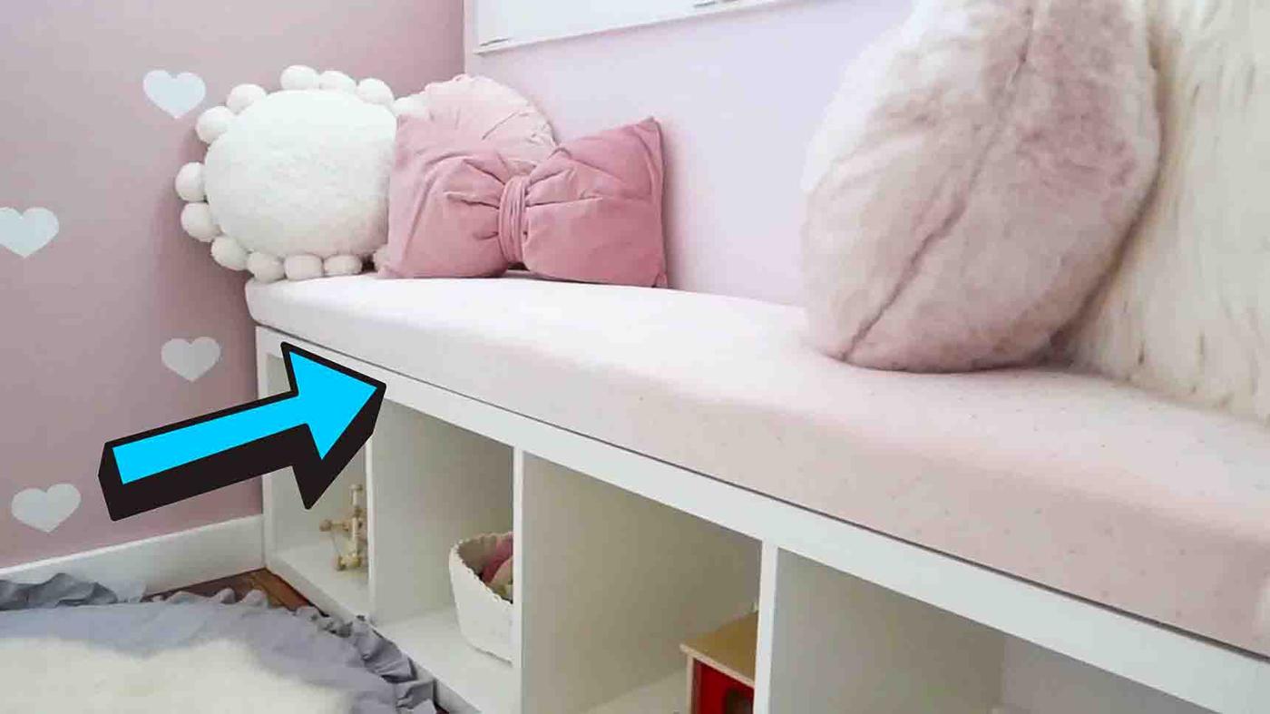 DIY No-Sew Bench Cushion Tutorial