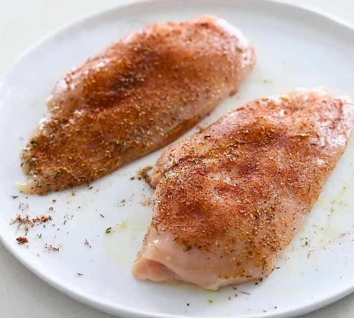 Easy Air Fryer Chicken Breasts Ingredients