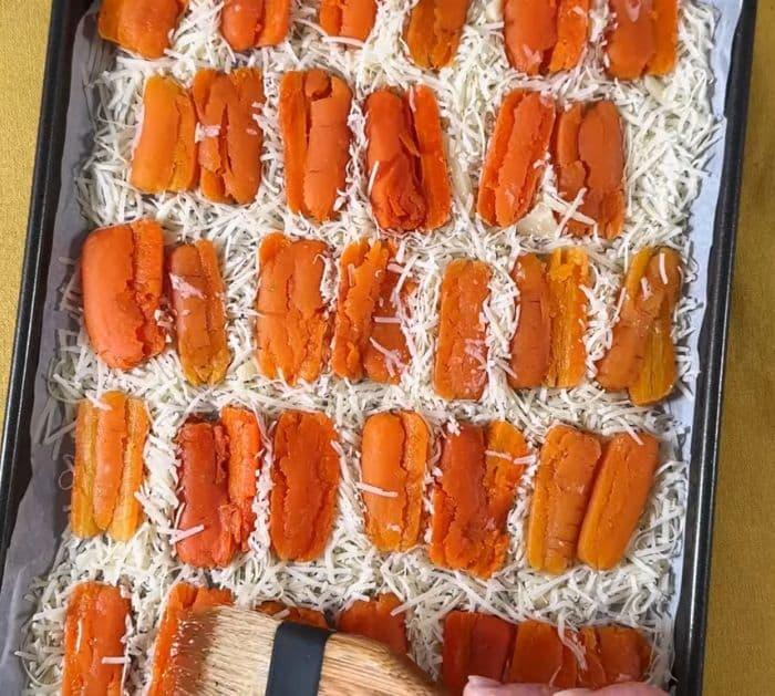 Crispy Smashed Baby Carrots With Parmesan Ingredients