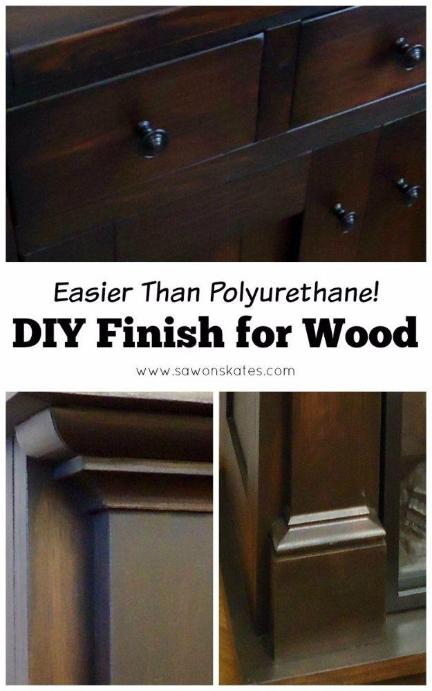 Cool Woodworking Tips - DIY Finish for Wood - Easy Woodworking Ideas, Woodworking Tips and Tricks, Woodworking Tips For Beginners, Basic Guide For Woodworking - Refinishing Wood, S
