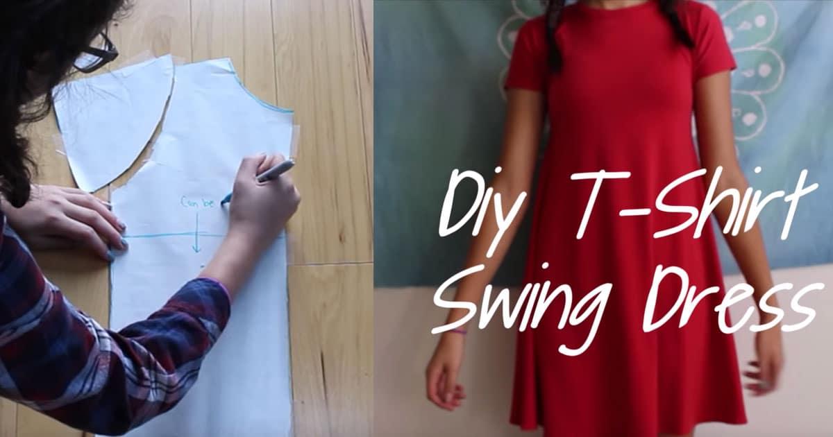 Sewing Tutorial: T-Shirt Dress