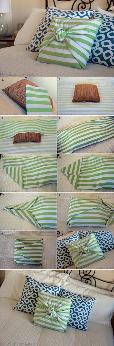 No Sew Pillow Case, a favorite pick from this roundup and a project that comes together in an afternoon