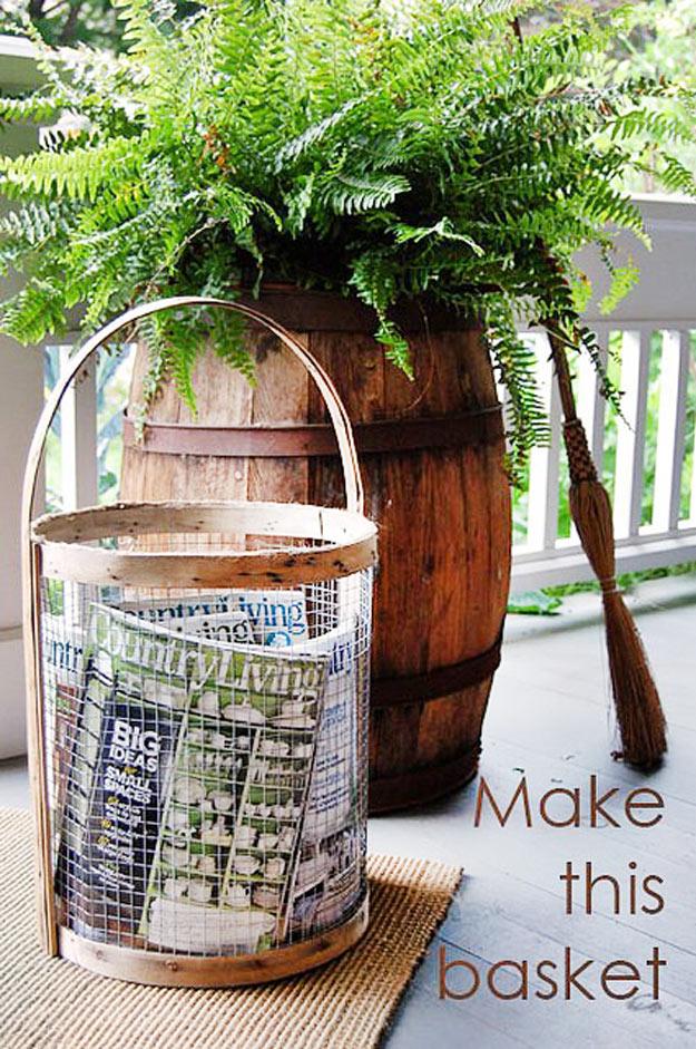 Supercool Basket Copycatting Country Living Magazine, a project that looks pricier than it really is and worth a look