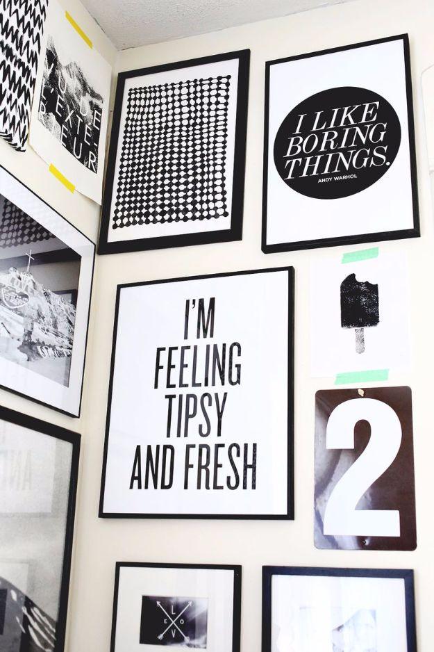Black And White Free Printables, fast enough to hang before company gets there and color that a plain hallway was missing
