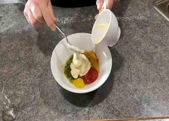 Making the big mac salad's secret sauce