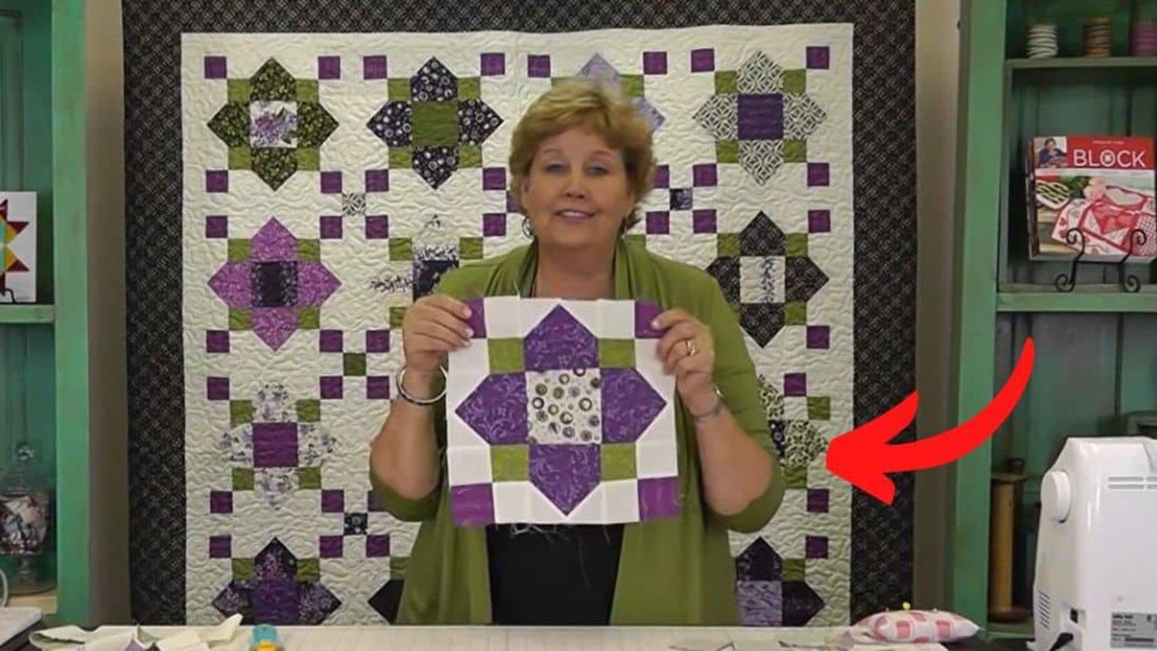 Jenny Doan’s Quatrefoil Quilt Block