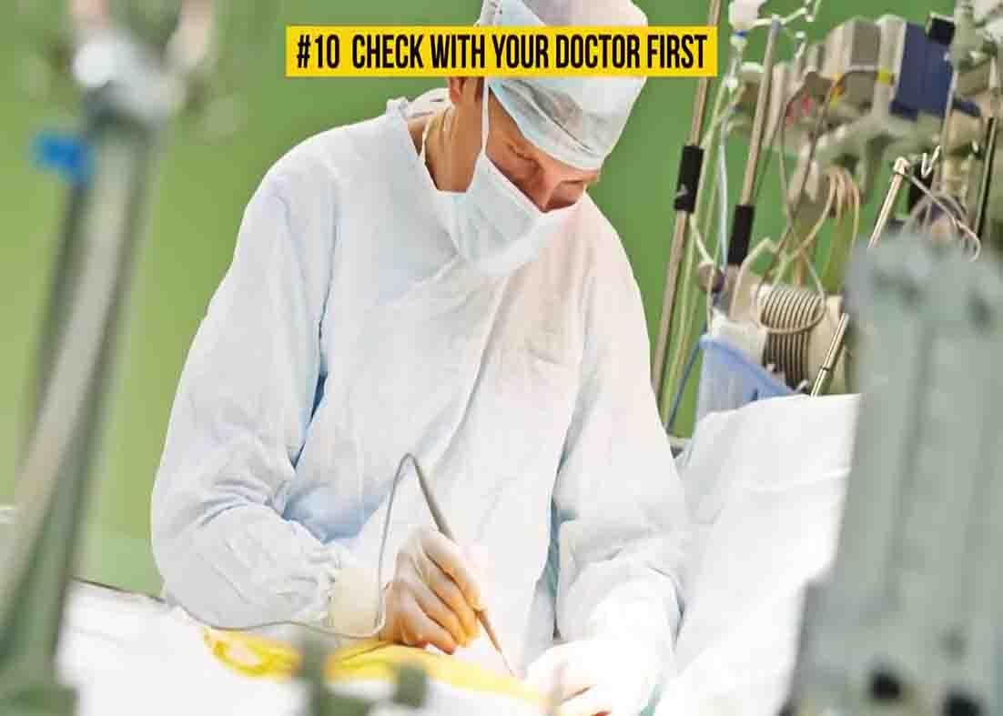 Checking with your doctor first before trying home remedies for your skin tags