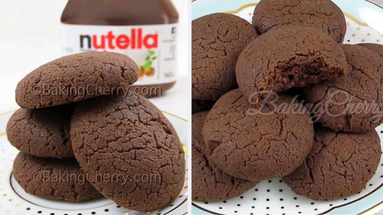 3-Ingredient Nutella Cookies