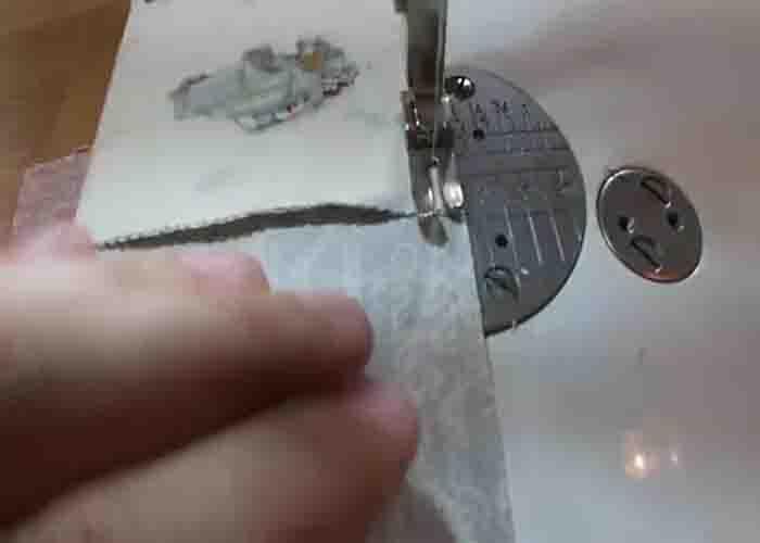 Sewing the four-patch block