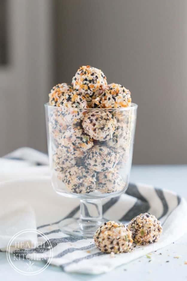 Keto Fat Bombs and Best Ketogenic Recipe Ideas to Make At Home - Everything Bagel and Lox Keto Fat Bombs - Easy Recipes With Peanut Butter, Cream Cheese, Chocolate, Coconut Oil, Co