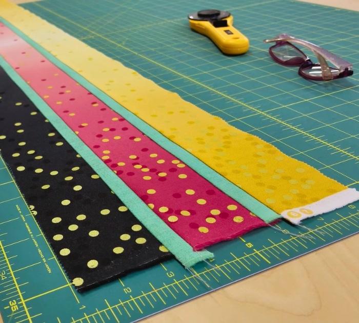 Jelly Roll Modern Rail Fence Quilt Tutorial