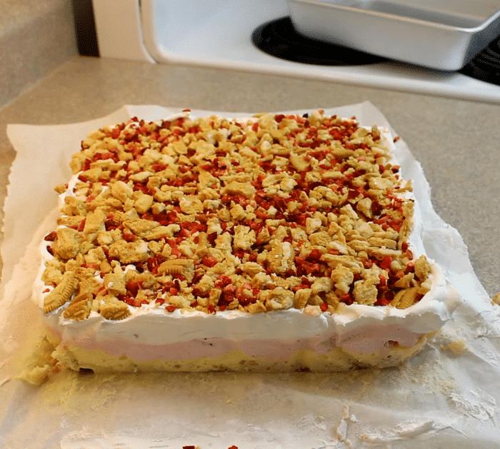 Easy Ice Cream Cake Dessert Recipe