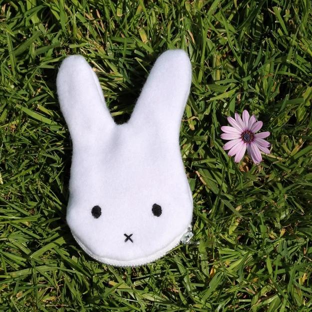 Bunny Coin Purse, forgiving even if a step turns out a little crooked and warmth that a plain corner was missing