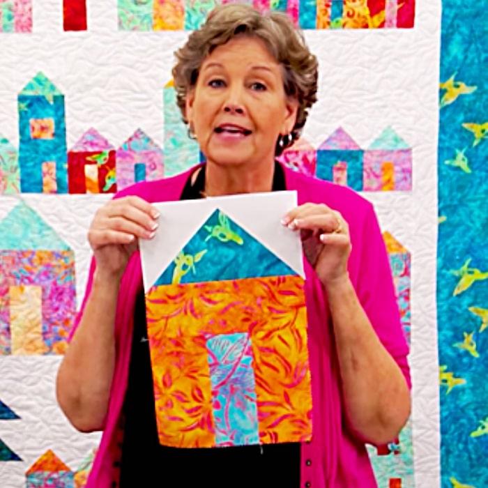 Fun Sewing Projects - Easy Quilting Ideas - How To make A Tiny House Quilt