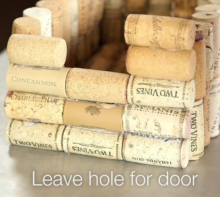 Easy Wine Cork Birdhouse Tutorial