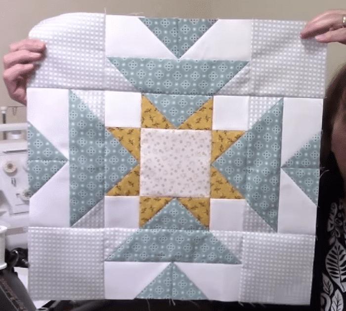 Easy Crow's Foot Quilt Block Tutorial