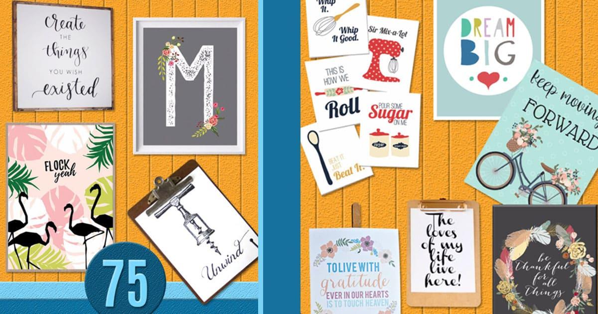 38 Free Printable Wall Art Ideas for Blank Walls