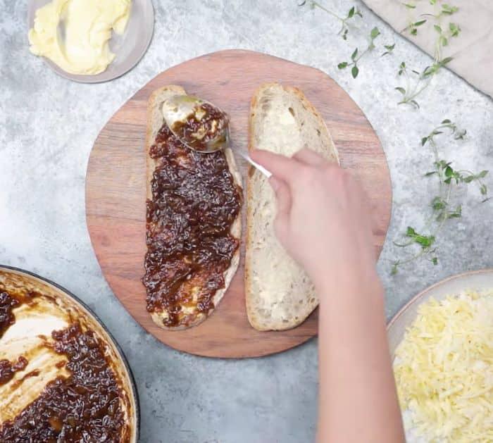 Easy To Make French Onion Soup Grilled Cheese Sandwich