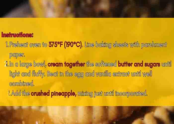 Making the pineapple cookie dough