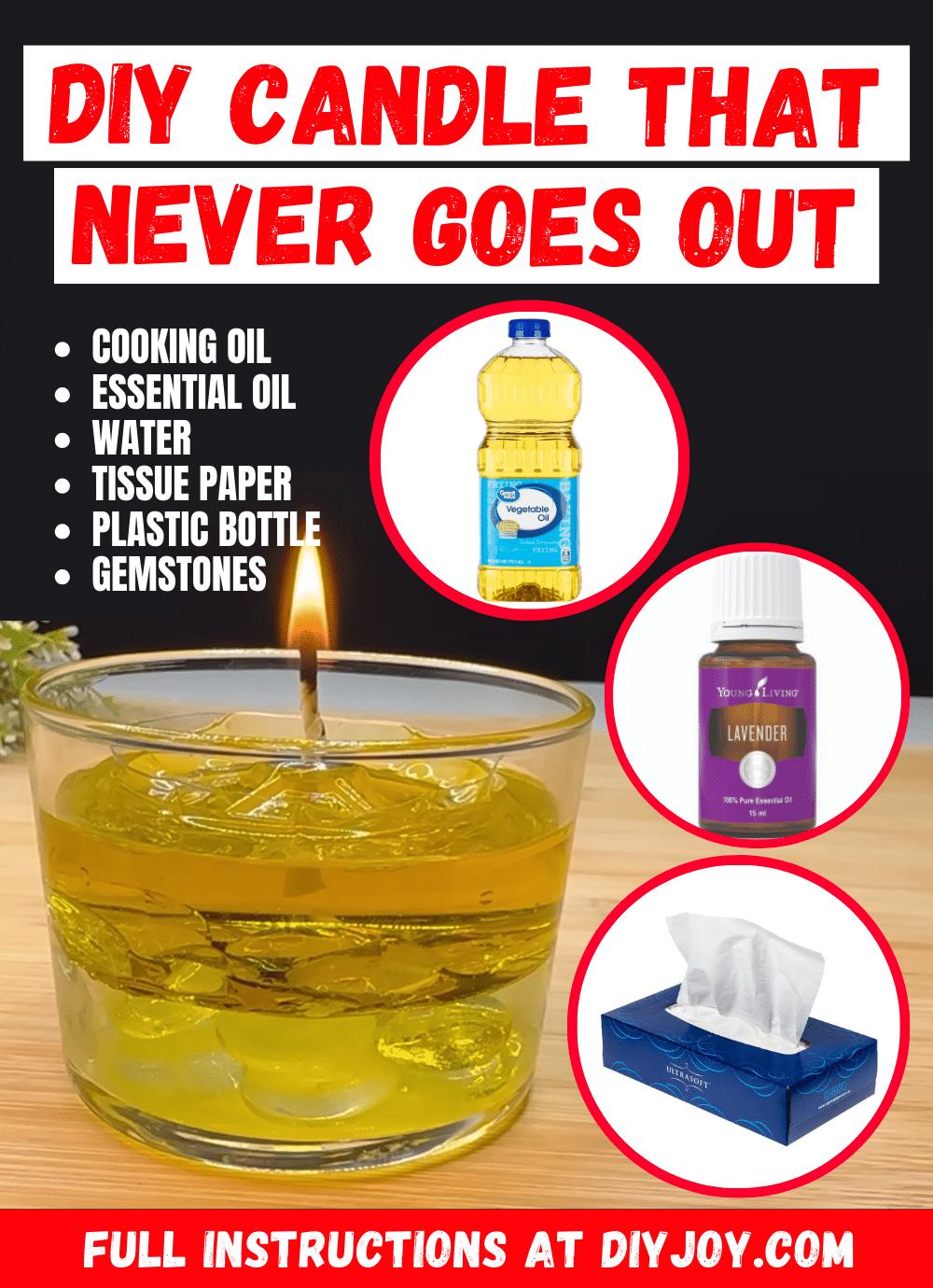 How To Make A DIY Candle That Never Goes Out