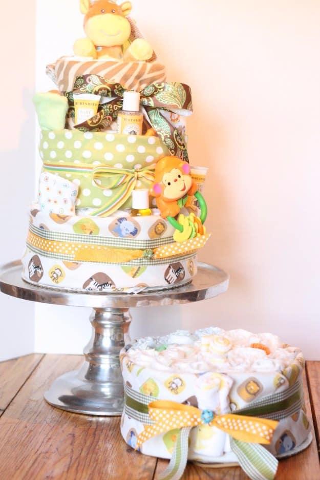 How to Make a Diaper Cake, a cozy handmade option worth the extra effort and worth the little effort