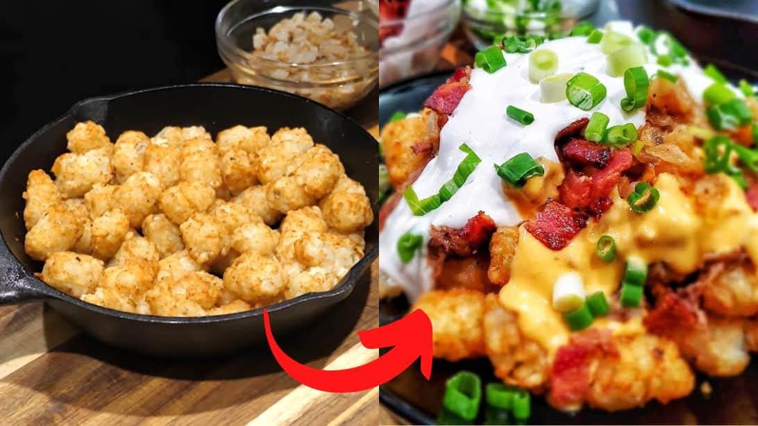 Crispy Loaded Tater Tots