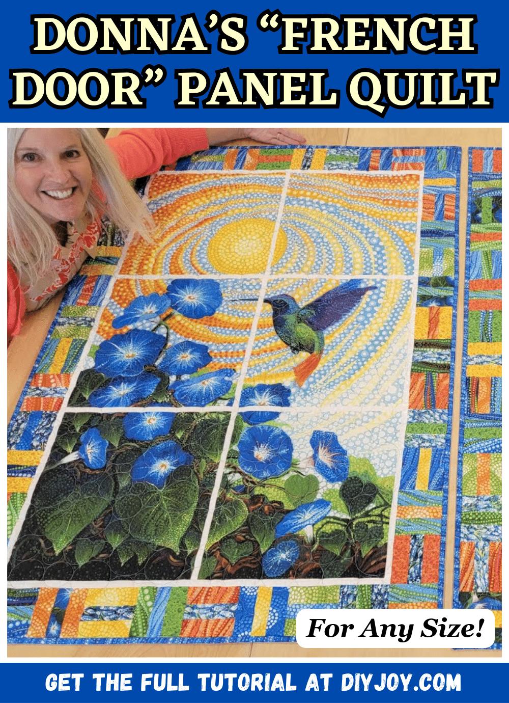 Donna’s “French Door” Panel Quilt