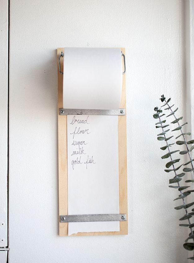 Magnolia Inspired DIY Wood Shopping List Pad, doable even on a tight timeline and an idea worth saving for later