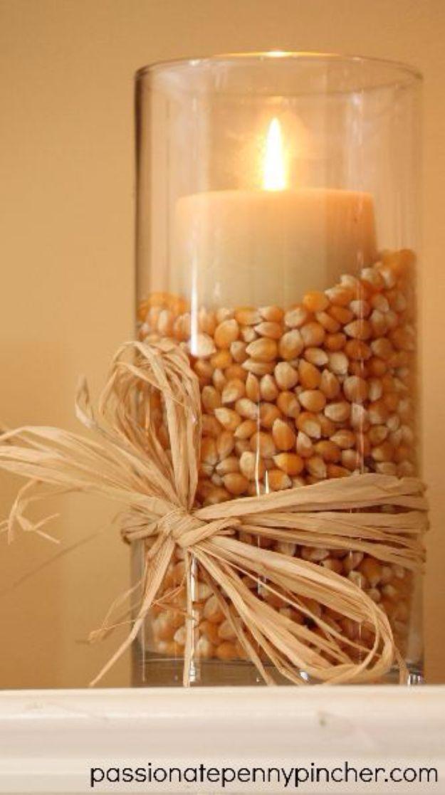 Best Crafts for Fall - $6 Decorating At The Dollar Tree - DIY Mason Jar Ideas, Dollar Store Crafts, Rustic Pumpkin Ideas, Wreaths, Candles and Wall Art, Centerpieces, Wedding Decor