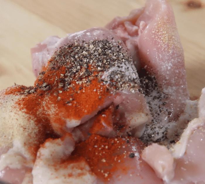 Ingredients for Skillet Chicken Thighs