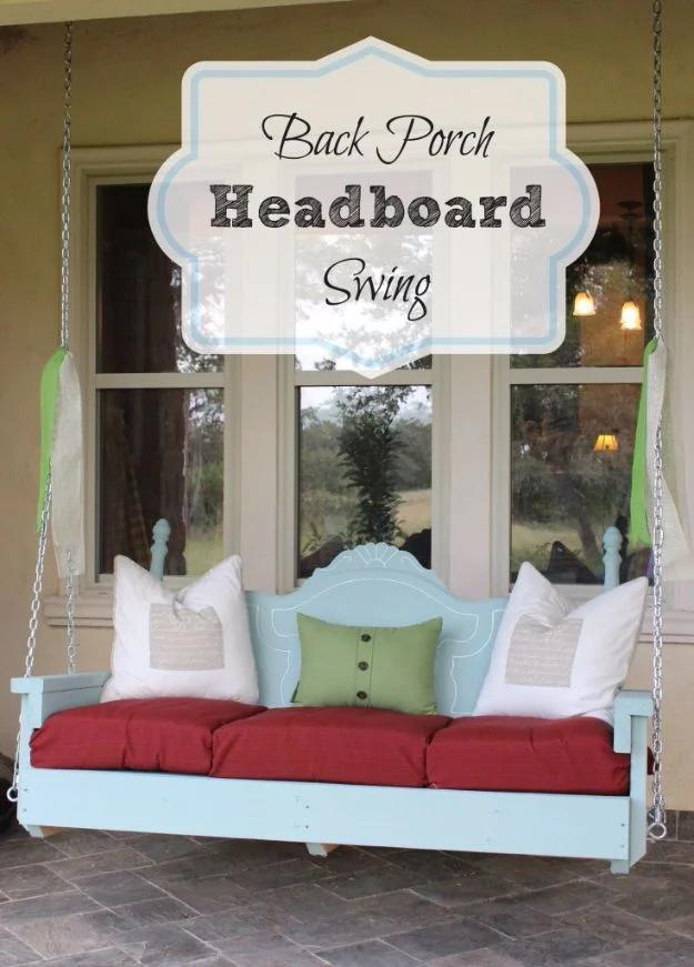 Back Porch Headboard Swing, a backyard lounging build, simple enough for a first attempt at the technique