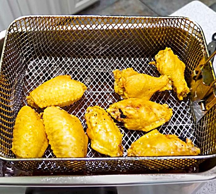 How To Fry Chicken Wings - Easy Wingstop Copycat Recipe - Party Food Ideas