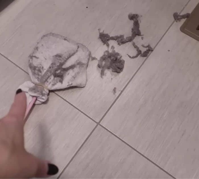 Easy Way to Clean Lint Dryer Trap