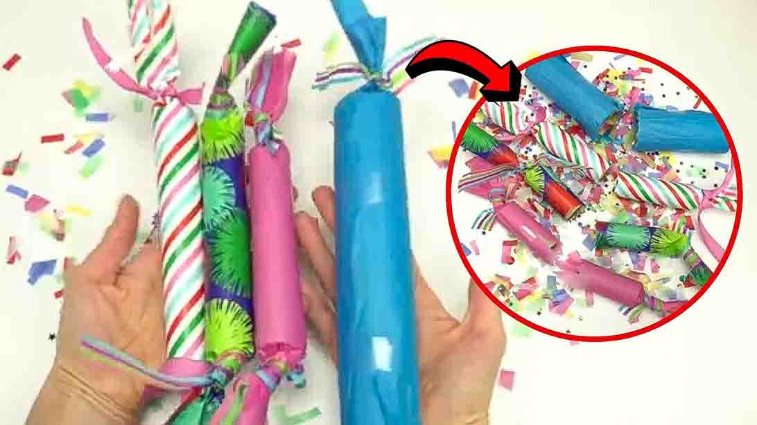 Easy DIY New Year Party Poppers for Beginners